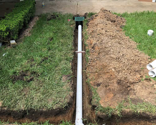 Catch Basin Drainage Installation