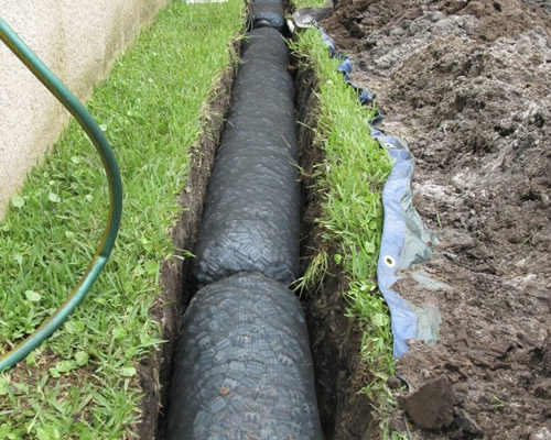 French Drain Drainage