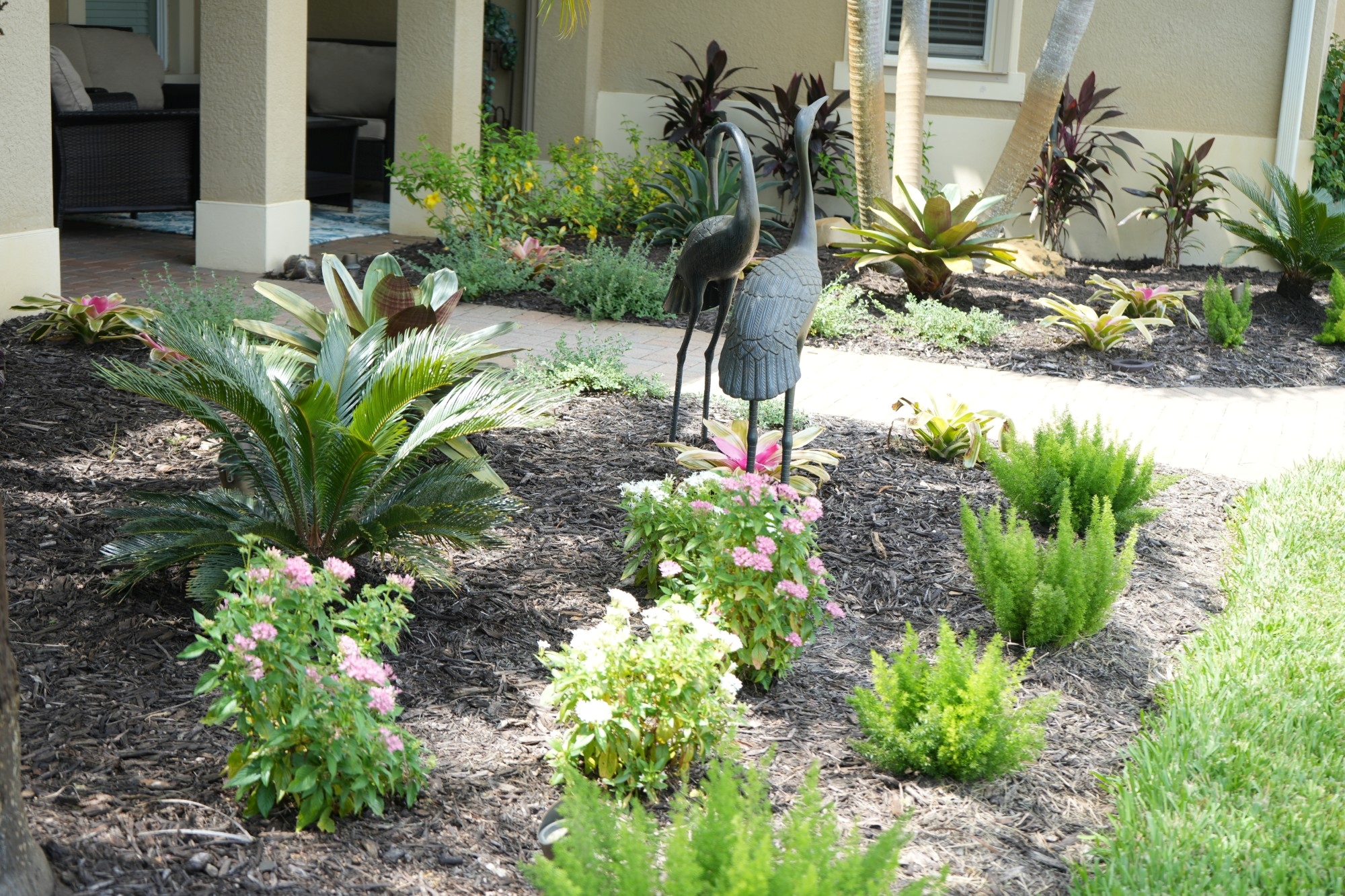 01 flower bed installation fort myers